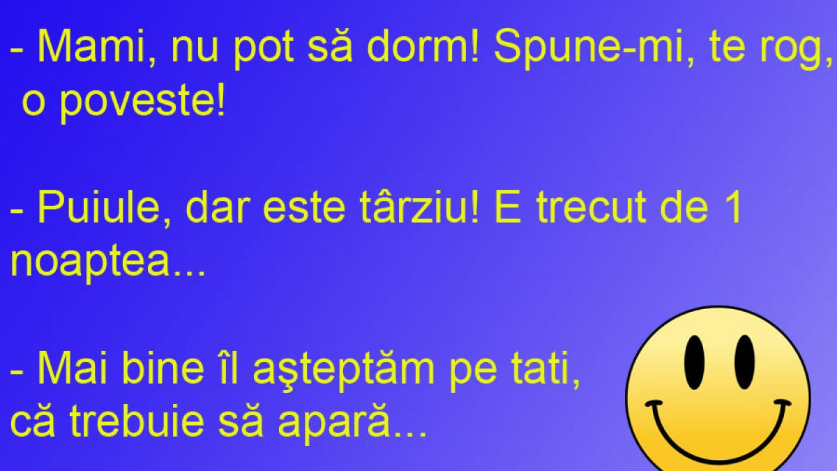 BANCUL ZILEI: Poveşti de adormit copiii spuse de taţii lor! De neuitat 