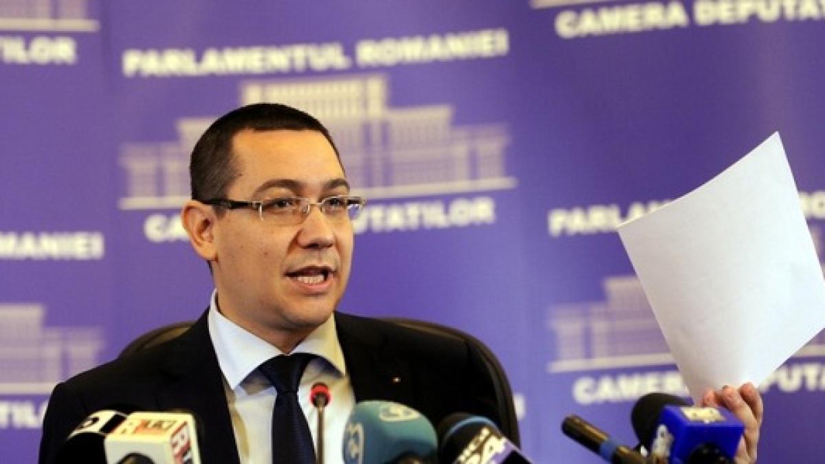 Ponta, te-aşteaptă Ghiţă la portiţă în PRU!