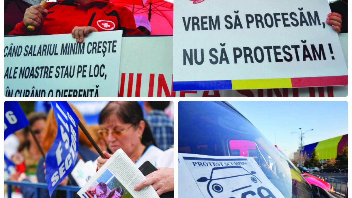 Săptămâna protestelor în lanţ