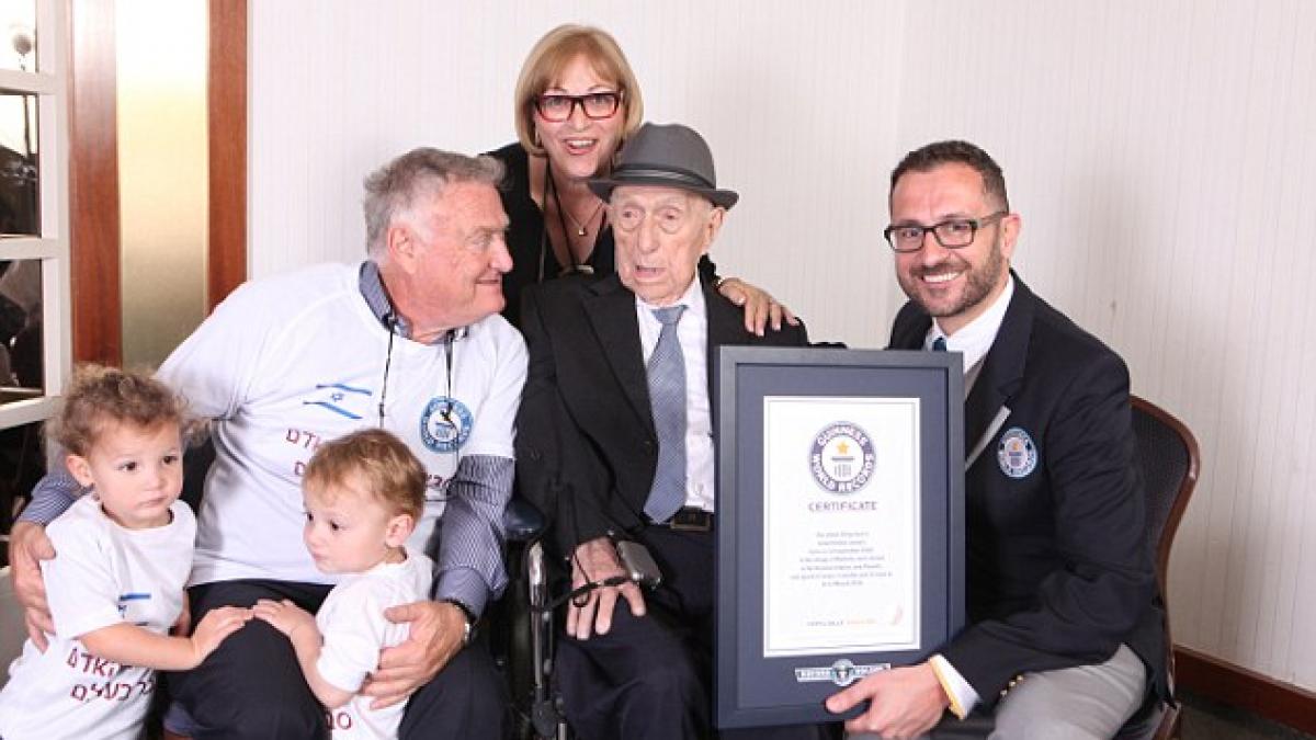 Cel mai bătrân bărbat împlineşte 113 ani şi se pregăteşte de Bar Mitzvah