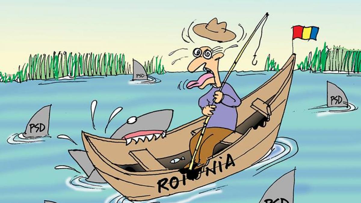Caricatura zilei, 22 septembrie 2016: "Team Building PSD" în Deltă