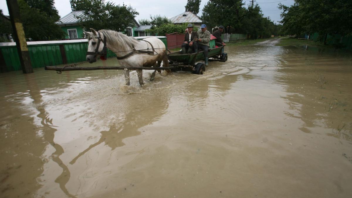 România, sub ape. Ploile au făcut ravagii