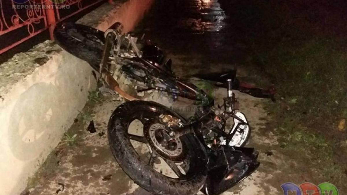 Accident cumplit în Constanța, o motocicletă s-a făcut praf