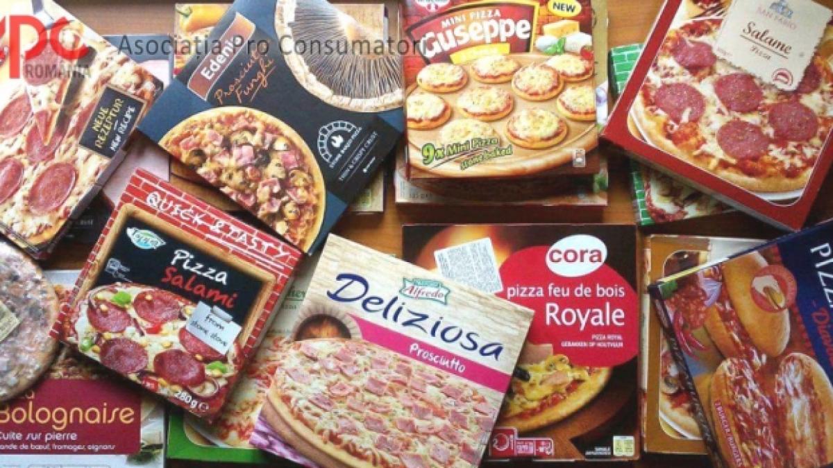ATENŢIE LA PIZZA CONGELATĂ: conţine şorici, aromă de fum şi multe E-uri
