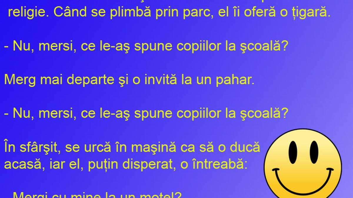 BANCUL ZILEI: Profesoara de religie şi lecţia sa de viaţă