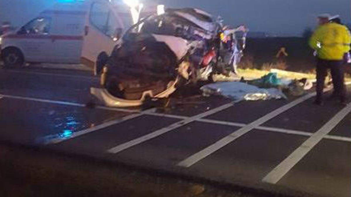 video accident grav pe e85 4 morti si 4 raniti