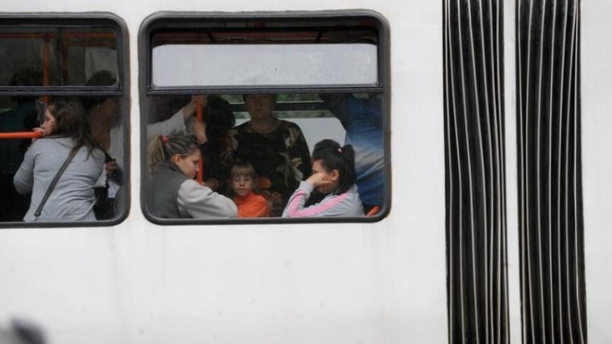 Un tramvai de pe linia 41 a deraiat la Podul Ciurel