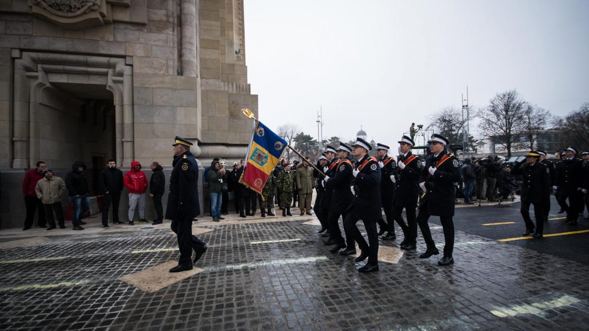 Defilare cu repetiție înainte de 1 Decembrie