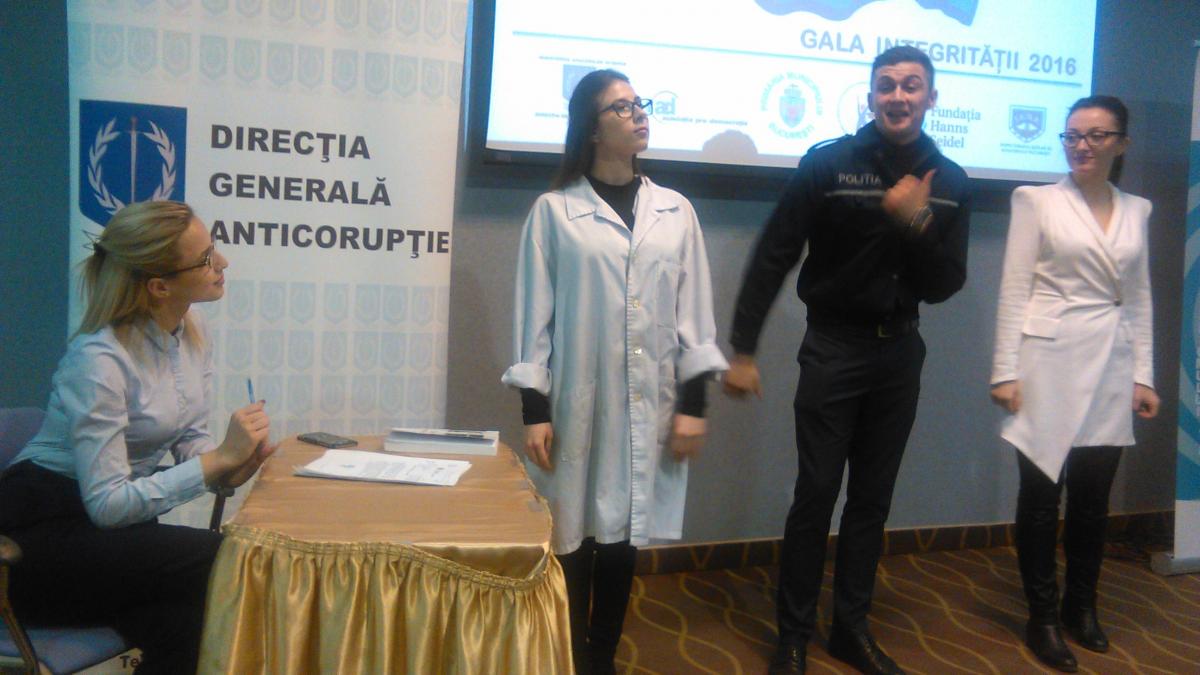 Gala Integrității 2016 a premiat anticorupția prin artă