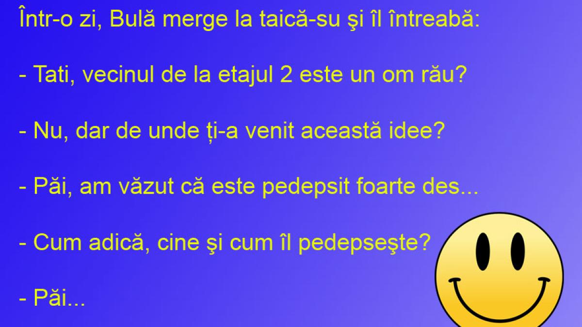 BANCUL ZILEI: Atenţie, vecin rău!