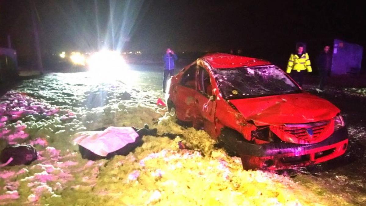 Neamț - O tânără a murit strivită iar doi bărbați sunt grav răniți într-un accident cumplit