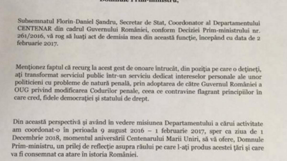 Prima demisie după proteste! Un secretar de stat a renunţat la funcţie