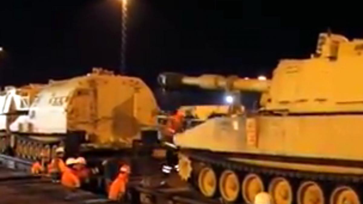 Constanţa: Militarii americani din Batalionul 1 'Fighting Eagles'  au ajuns la Mihail Kogălniceanu