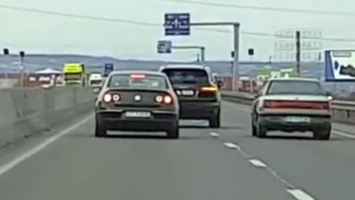 Doi constănţeni care au şicanat şoferii pe DN1 au fost sancţionaţi de poliţişti cu admonestări