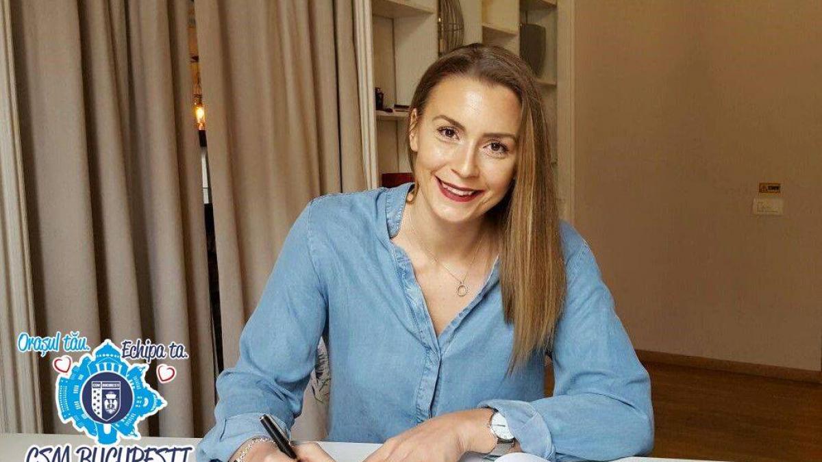 Suedeza Isabelle Gullden şi-a prelungit contractul cu CSM Bucureşti