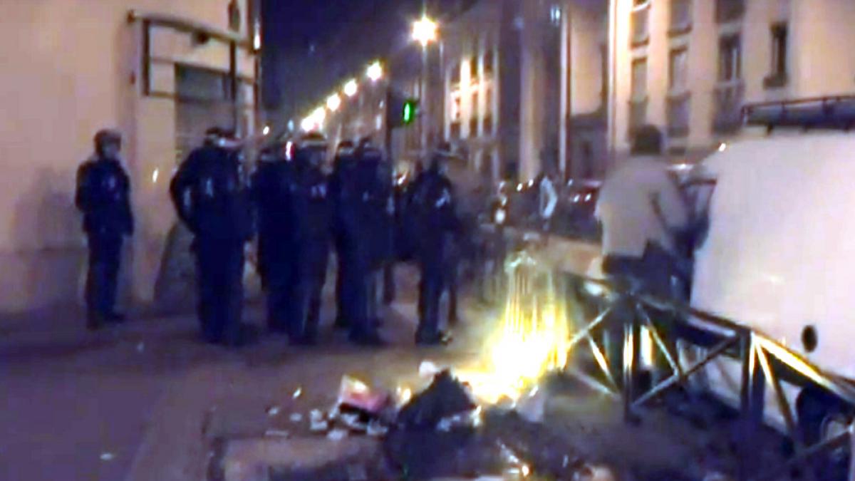 video violente la paris dupa ce un chinez a fost impuscat de un politist