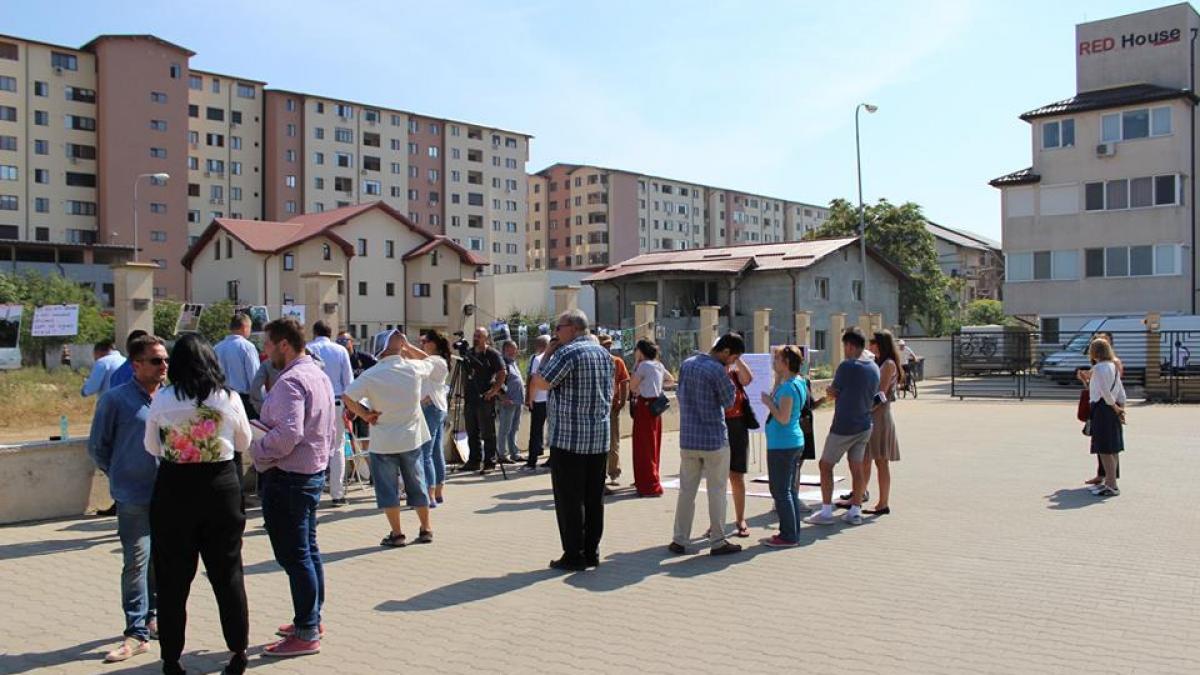 Marș de protest al locuitorilor din Prelungirea Ghencea 