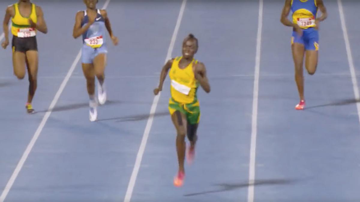 video o noua stea a atletismului a aparut intr un concurs scolar sportiva de 12 ani a alergat cu o secunda mai mult decat recordul mondial