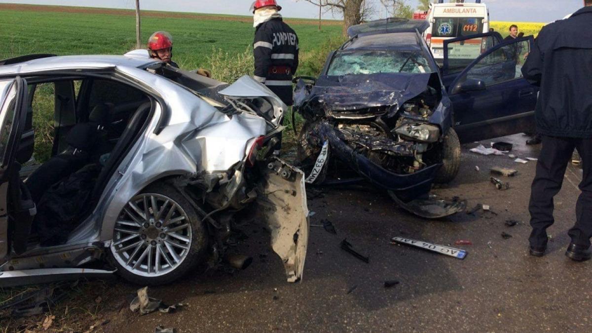 Cinci persoane rănite, din care una grav, într-un accident în Teleorman