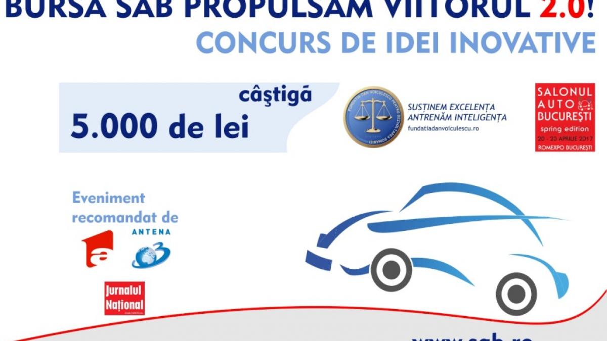 Propulsăm viitorul 2.0! Bursa SAB SPRING EDITION 2017