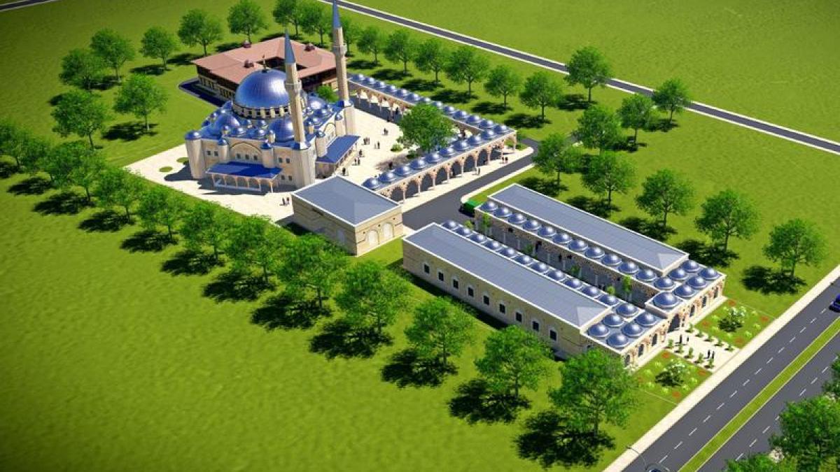 Au fost date publicității primele imagini cu moscheea care se va construi în București