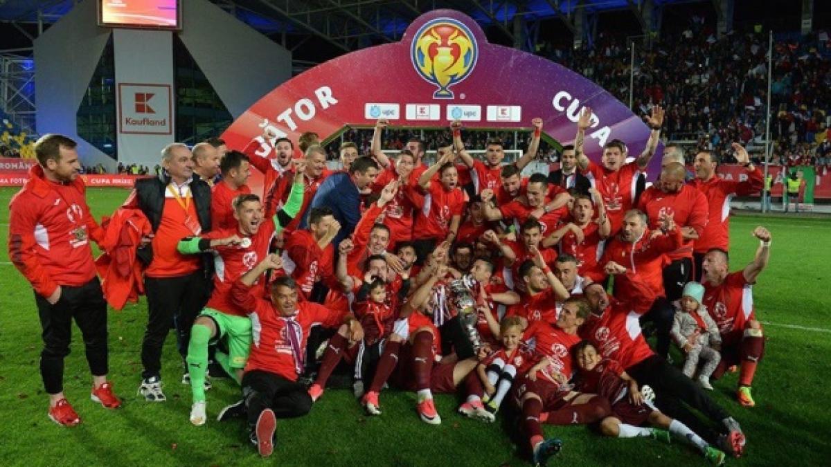 Vești PROASTE pentru Voluntari, după câștigarea Cupei României. Cine merge de fapt în Europa League