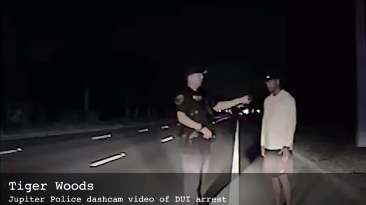 video tiger woods spune ca nu era baut atunci cand a fost arestat de politie autoritatile au facut public filmul