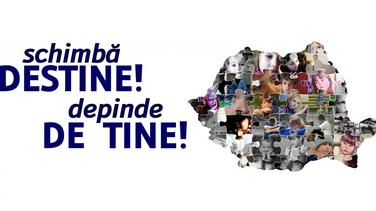 SCHIMBĂ DESTINE, DEPINDE DE TINE! Vedetă Antena 1, ambasador al campaniei