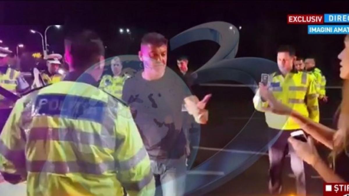 UPDATE Cristian Boureanu, scandal în trafic cu Poliția Rutieră. Fostul deputat a fost încătușat după ce a lovit un polițist