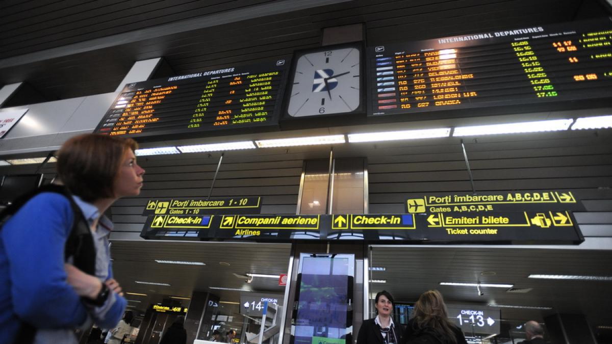 Pasagerii care călătoresc de pe aeroportul Henri Coandă trebuie să se prezinte cu 3 ore înainte de îmbarcare