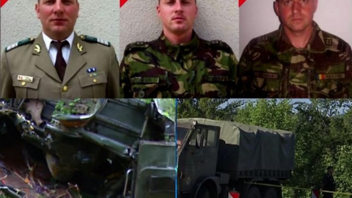 Un camion cu 13 militari, răsturnat în prăpastie. Cine sunt cei trei militari morți în accidentul din Argeș