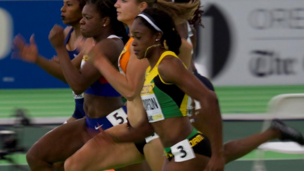 Atleta jamaicană Elaine Thompson s-a impus în proba feminină de 100 m
