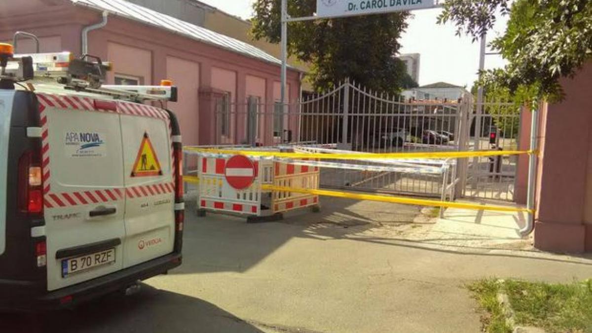 Surparea de la Spitalul Militar a fost reparată în timp-record