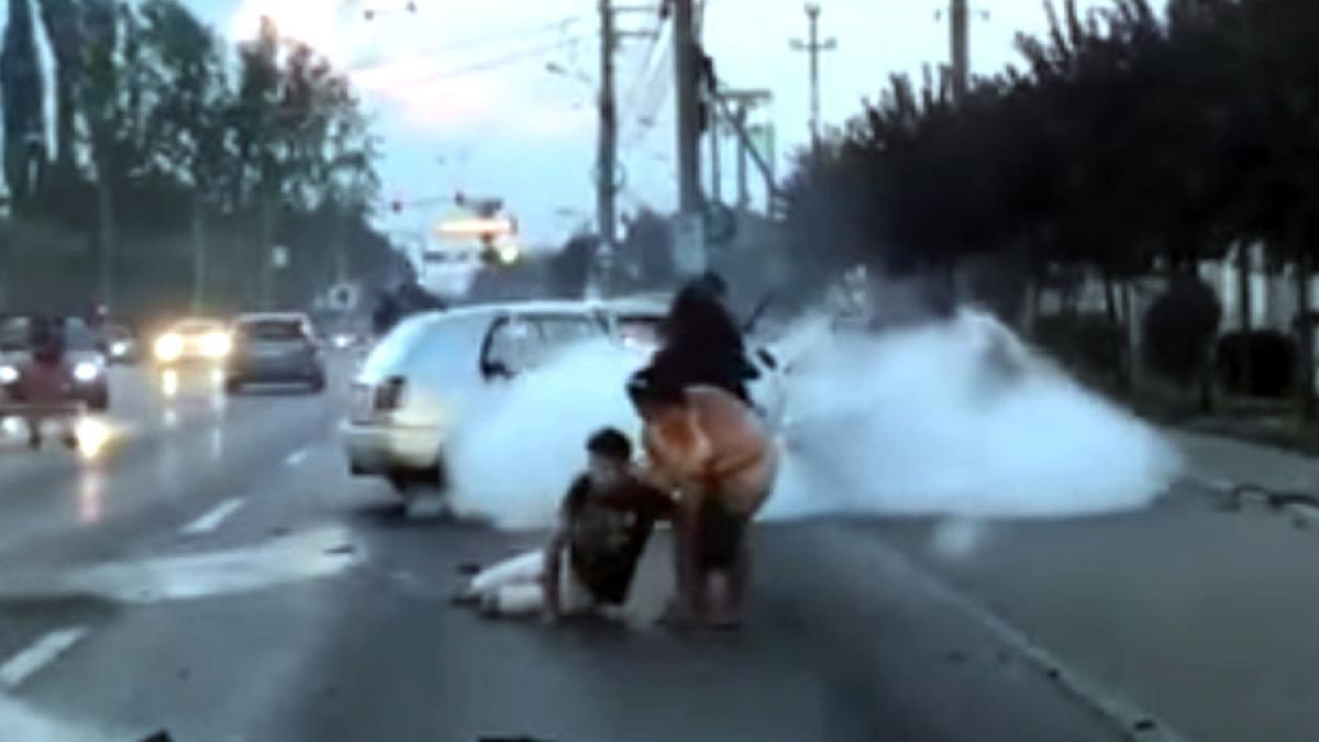 video o gluma proasta la un pas de a se transforma imtr o tragedie