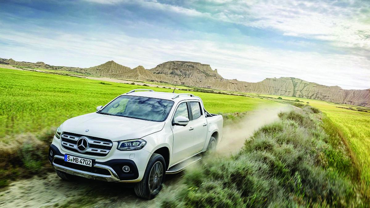 Cărăuş de lux. Pick-up Mercedes