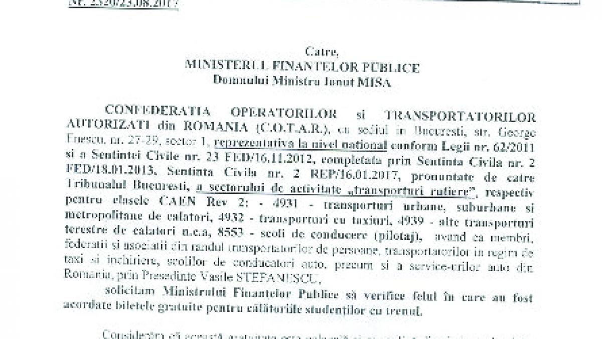 Patronii de autocare vor control la CFR