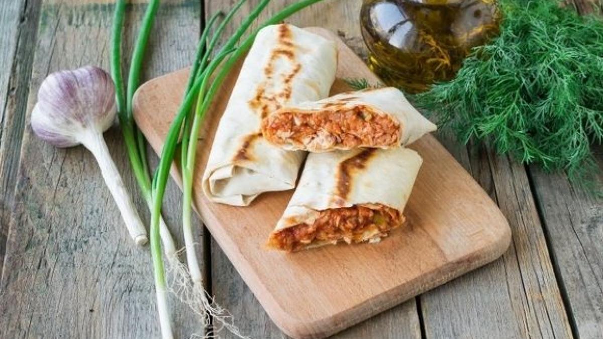 Rețeta zilei : Burrito de pui