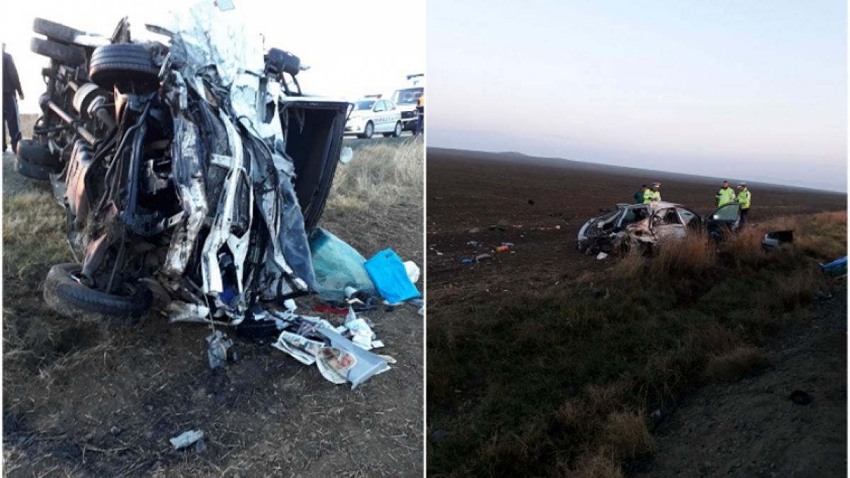 Accident TERIBIL în Constanța. Sunt şase victime, după ce două maşini s-au făcut praf