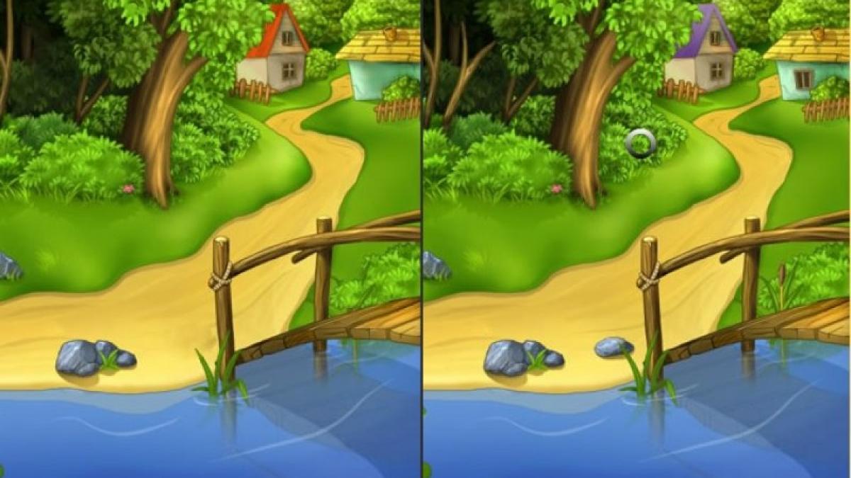 Cât de rapid ești? Găsește cele cinci diferențe dintre cele două imagini!