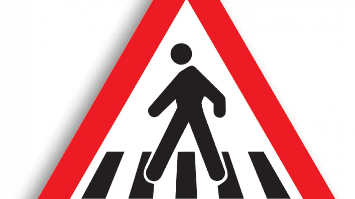 Buzău: În premieră, trecere de pietoni 3D la un liceu de artă 