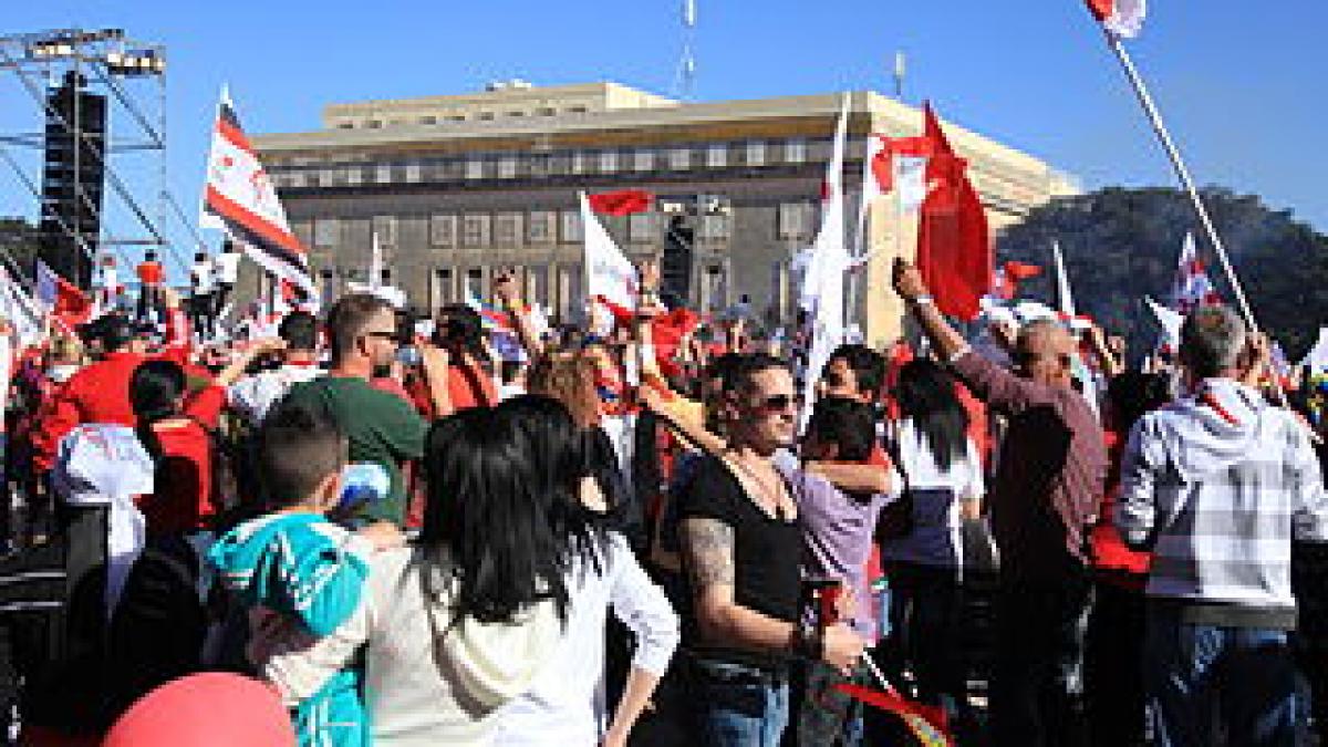 Protest la o lună de la asasinarea jurnalistei Daphne Caruana Galizia