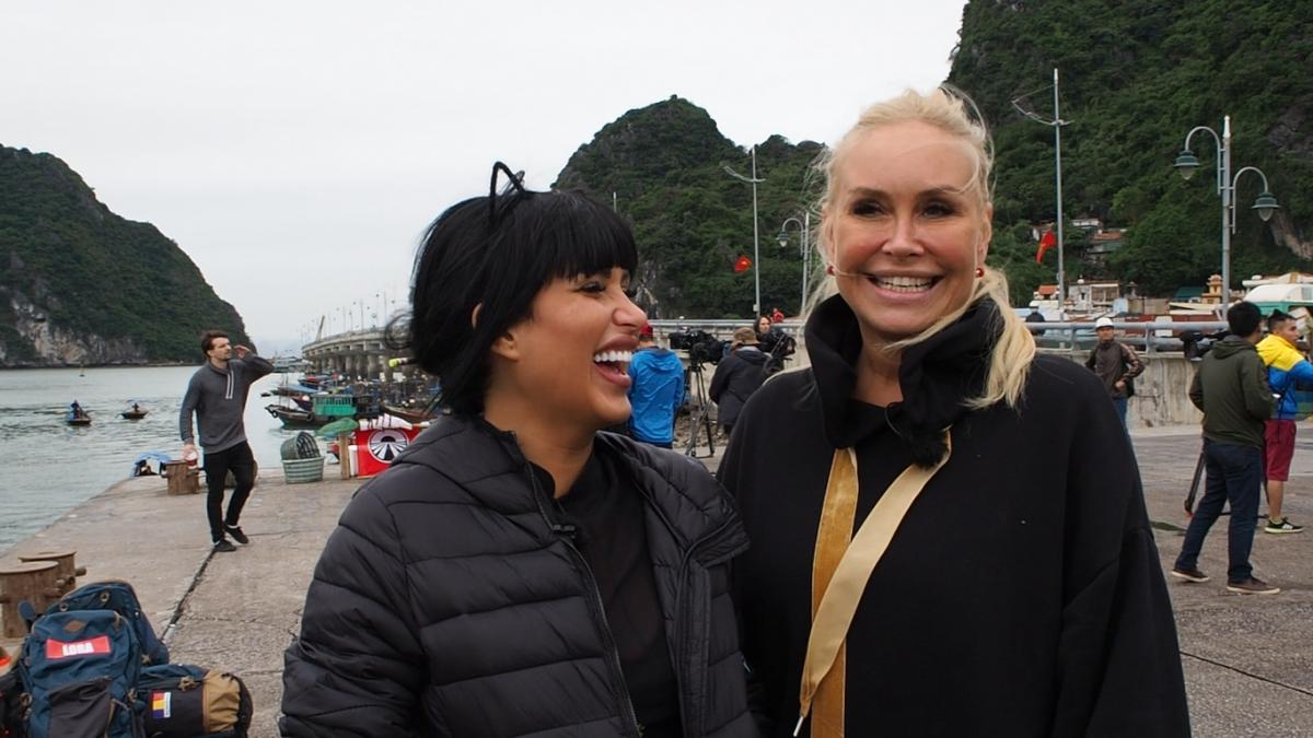 Daniela Crudu si Vica Blochina - primele impresii despre aventura "Asia Express"