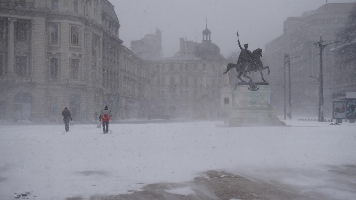 AVERTIZARE METEO: Cod portocaliu de ninsori și viscol