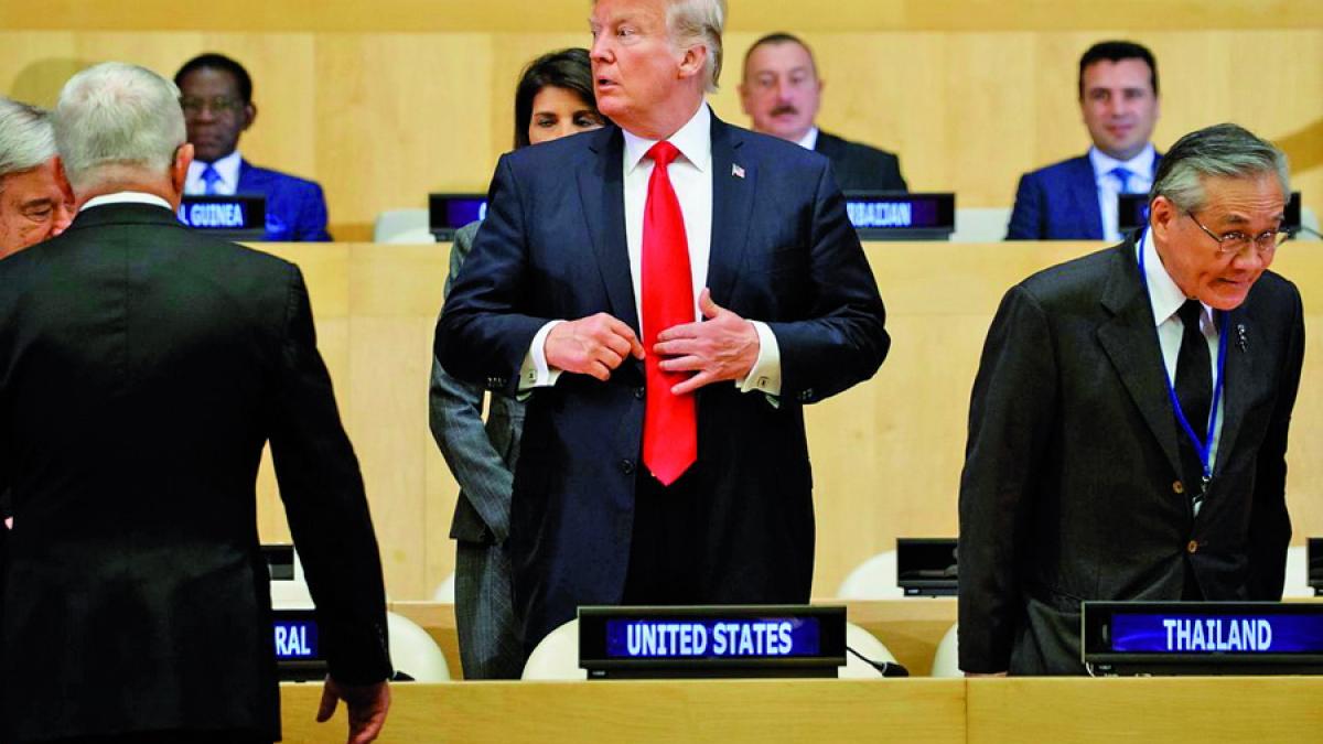 Șantaj marca „Trump”, la Națiunile Unite