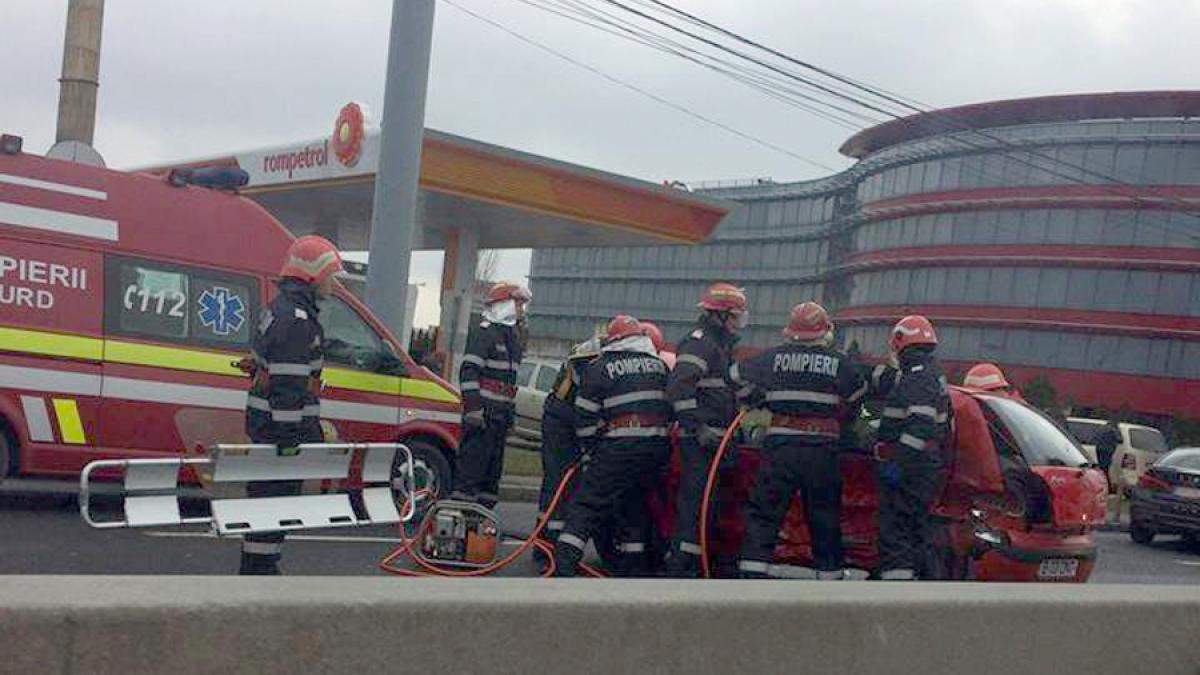 Accident grav pe DN1, în Otopeni, provocat de un Matiz