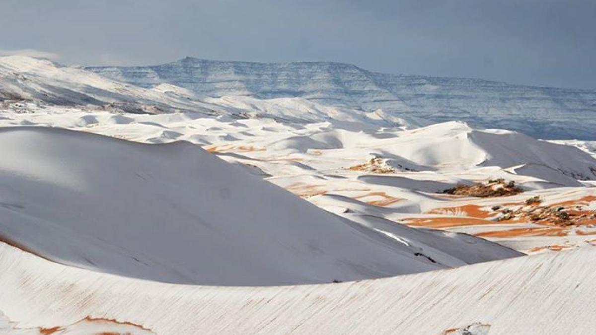 A nins în deșertul Sahara, pentru al doilea an consecutiv