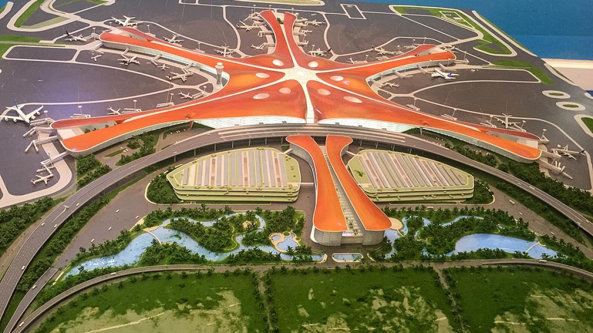 China construieste cel mai mare aeroport din lume VIDEO