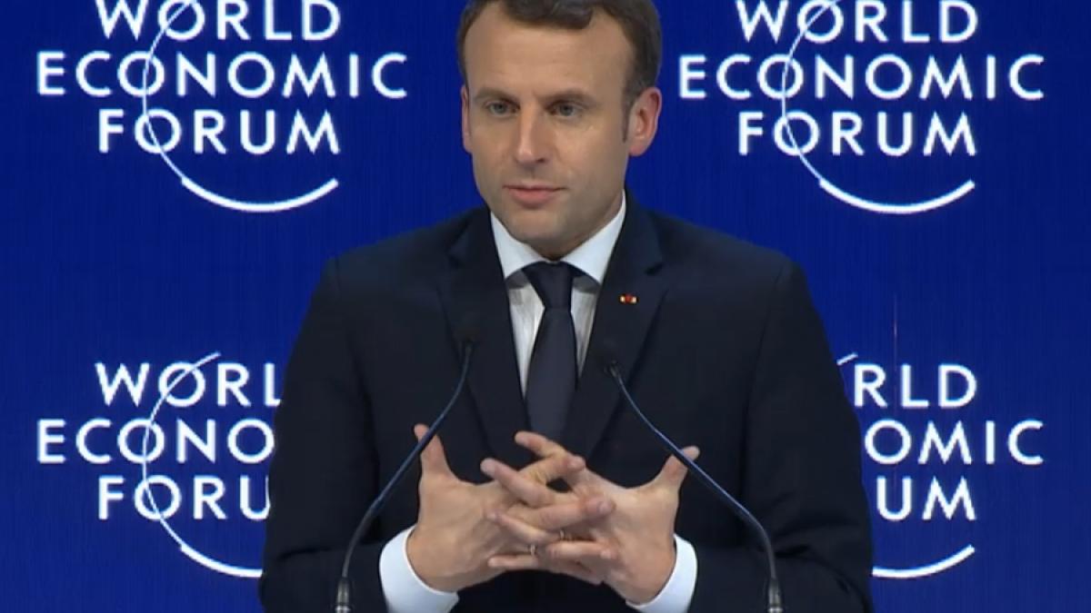 Davos - Macron critică partidele naționaliste și readuce în discuție Europa cu mai multe viteze