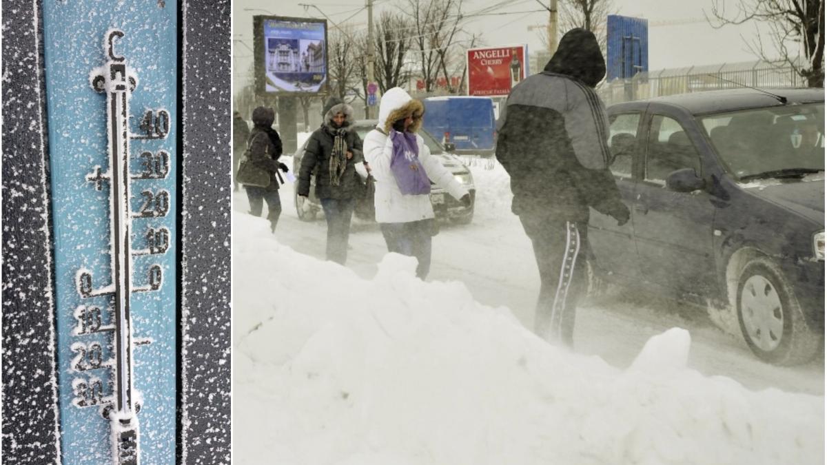 Ger cumplit în România. Temperaturi de -19,2 grade Celsius înregistrate în Botoşani