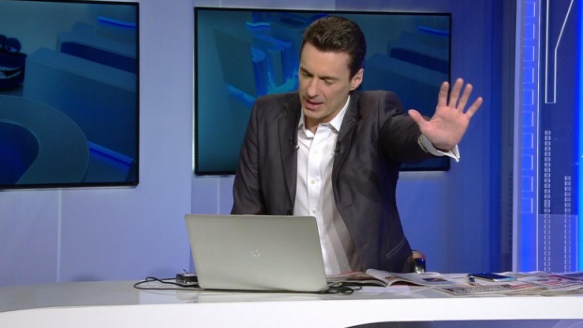 Mircea Badea, experiment-șoc în direct: Puneți mâna pe ecranul televizorului! 